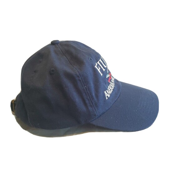 Unisex Baseball Hat Embroidered Skull & Cross Bones Fiume American Adjustable - Picture 3 of 9